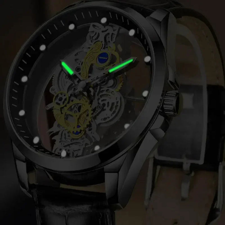 Men's Steampunk Gear Watch – vintage look