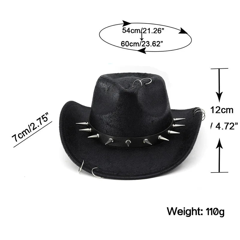 Men's Steampunk Western Cowboy Hat – bold design