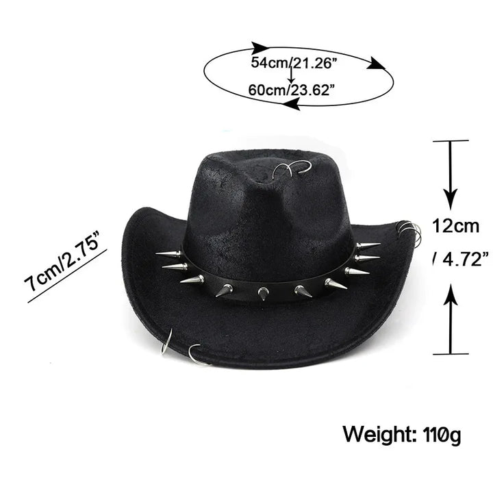 Men's Steampunk Western Cowboy Hat – bold design