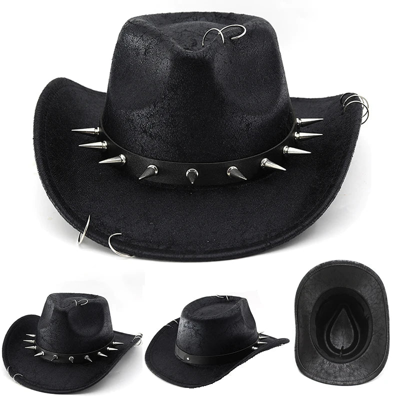 Men's Steampunk Western Cowboy Hat – vintage look