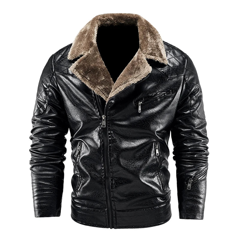 Men’s Steampunk Winter Jacket Black