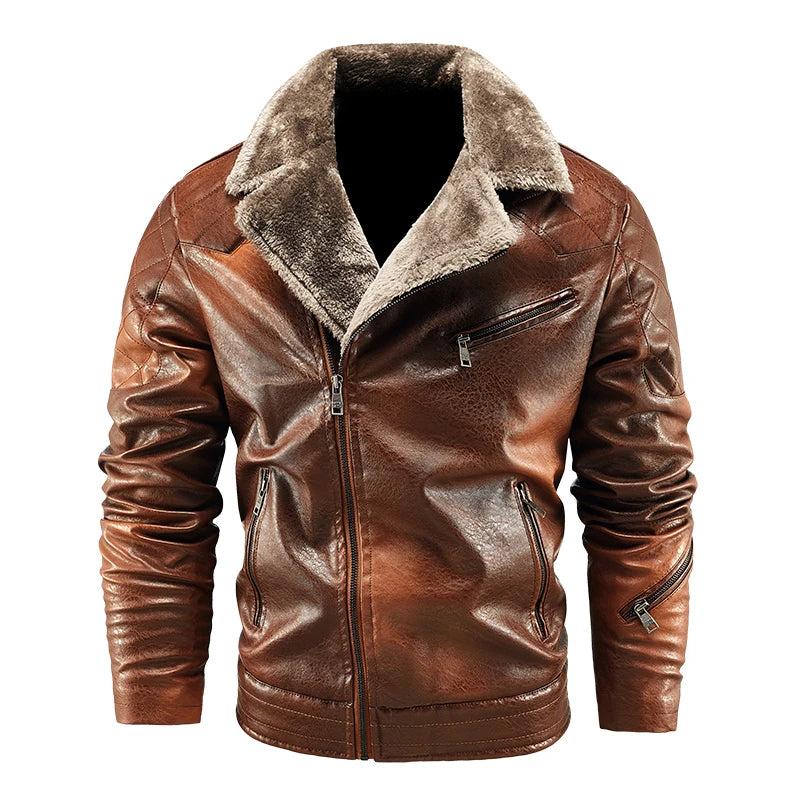 Men’s Steampunk Winter Jacket Brown