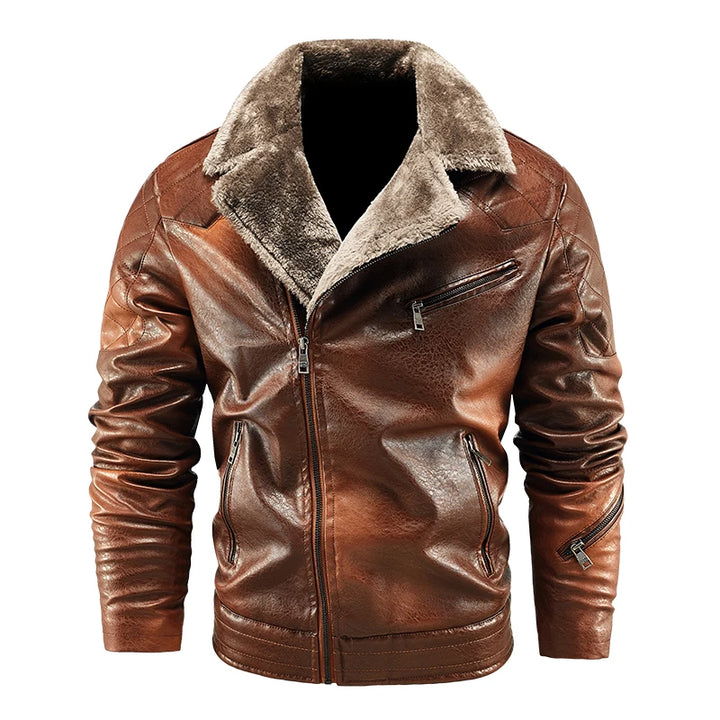 Men’s Steampunk Winter Jacket Brown