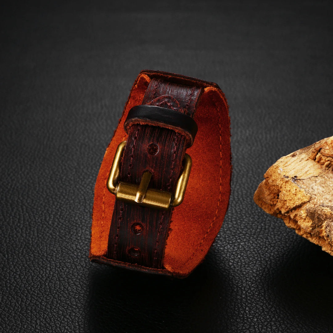 Mens Retro Steampunk Watch Genuine Leather – Victorian inspired