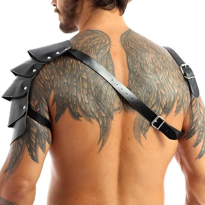 Minimalist Brown Steampunk Shoulder Armor tendance