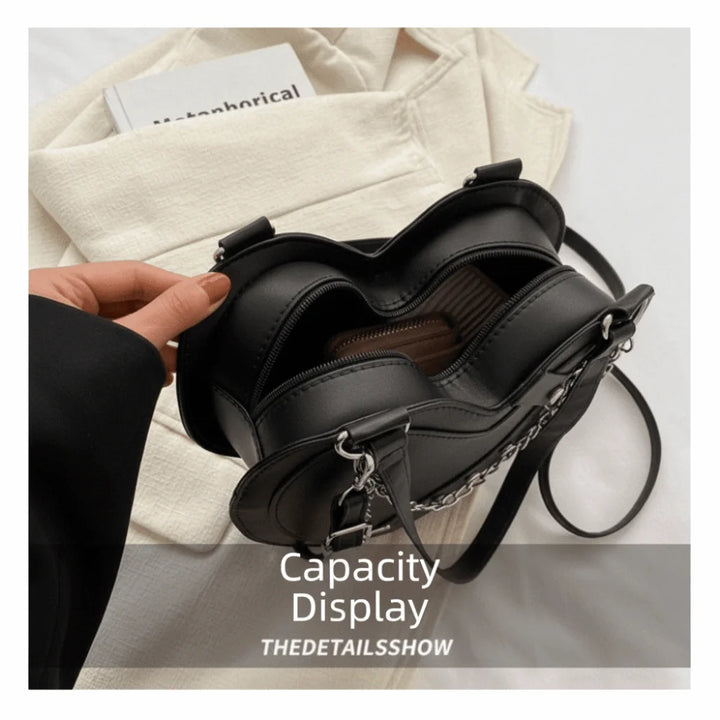 Minimalist Heart Steampunk Bag chic