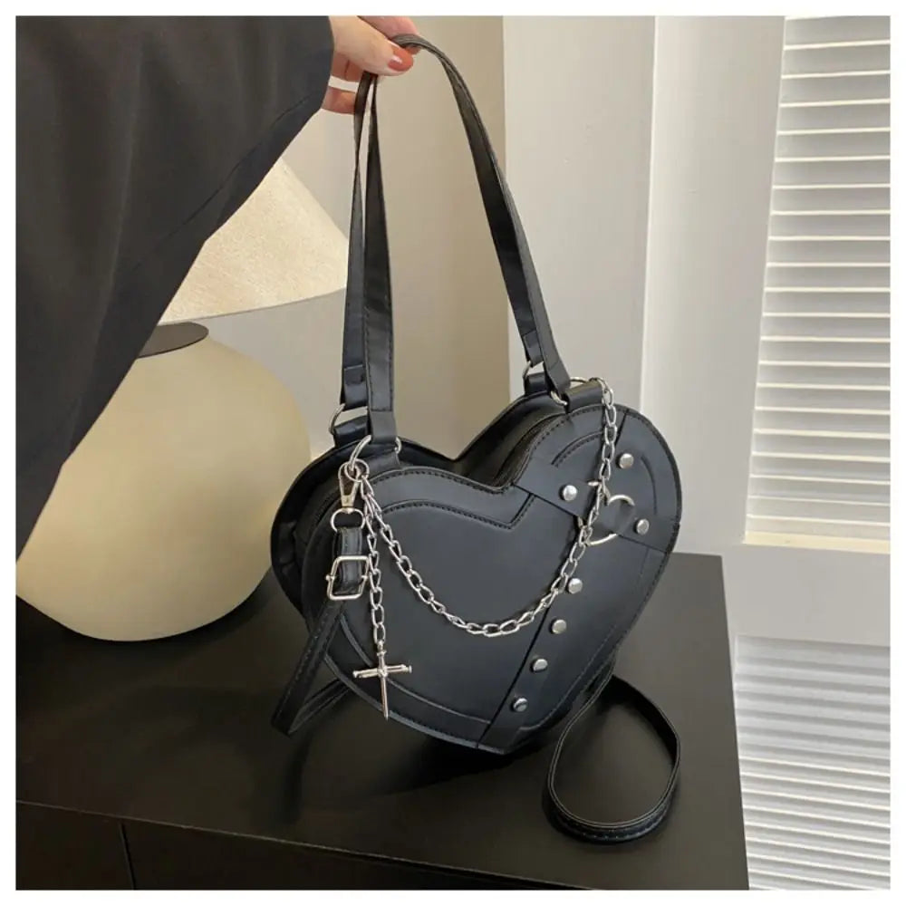 Minimalist Heart Steampunk Bag fashionable