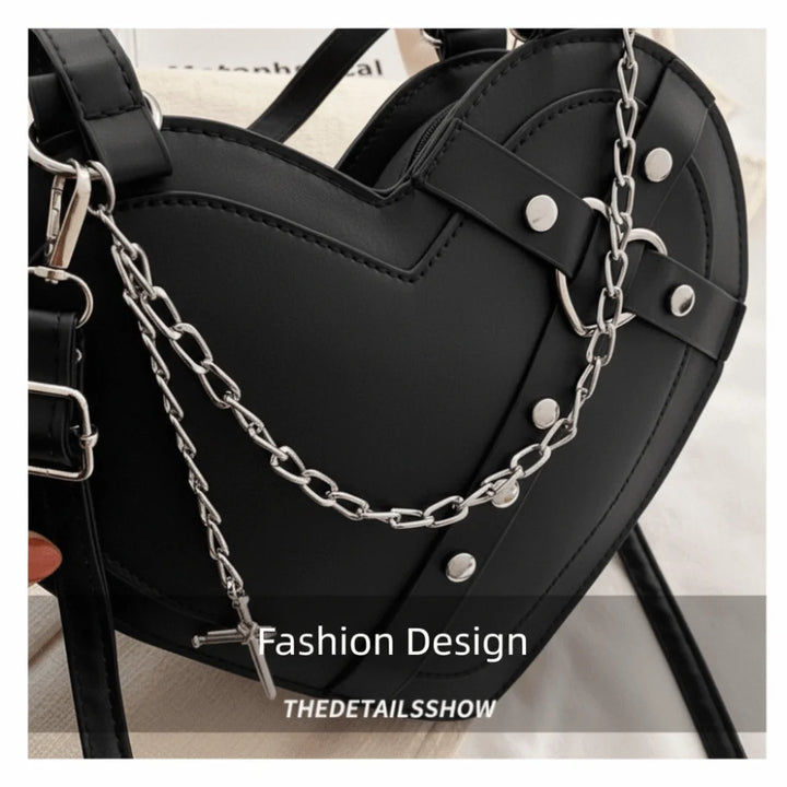 Minimalist Heart Steampunk Bag tendance