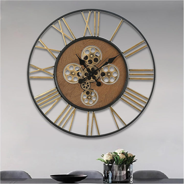 Minimalist Industrial Steampunk Clock