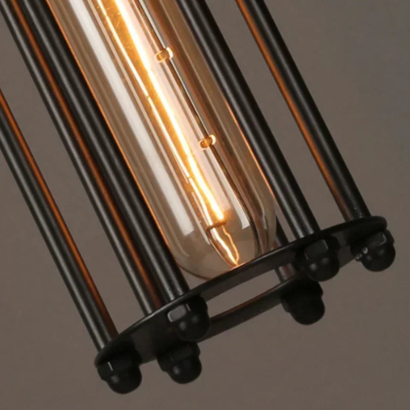 Minimalist Retro Steampunk Hanging Lamp Bulb