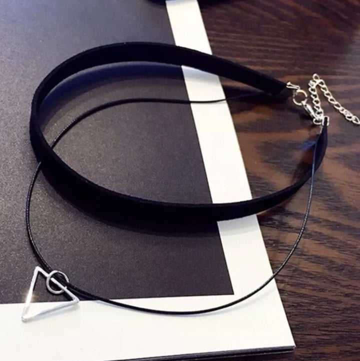 Minimalist Steampunk Choker Necklace