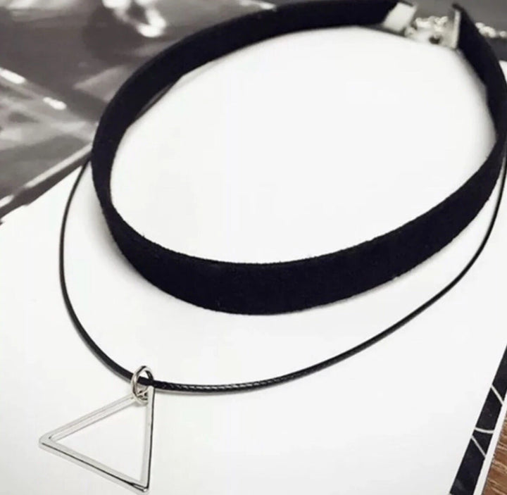 Minimalist Steampunk Choker Necklace chic