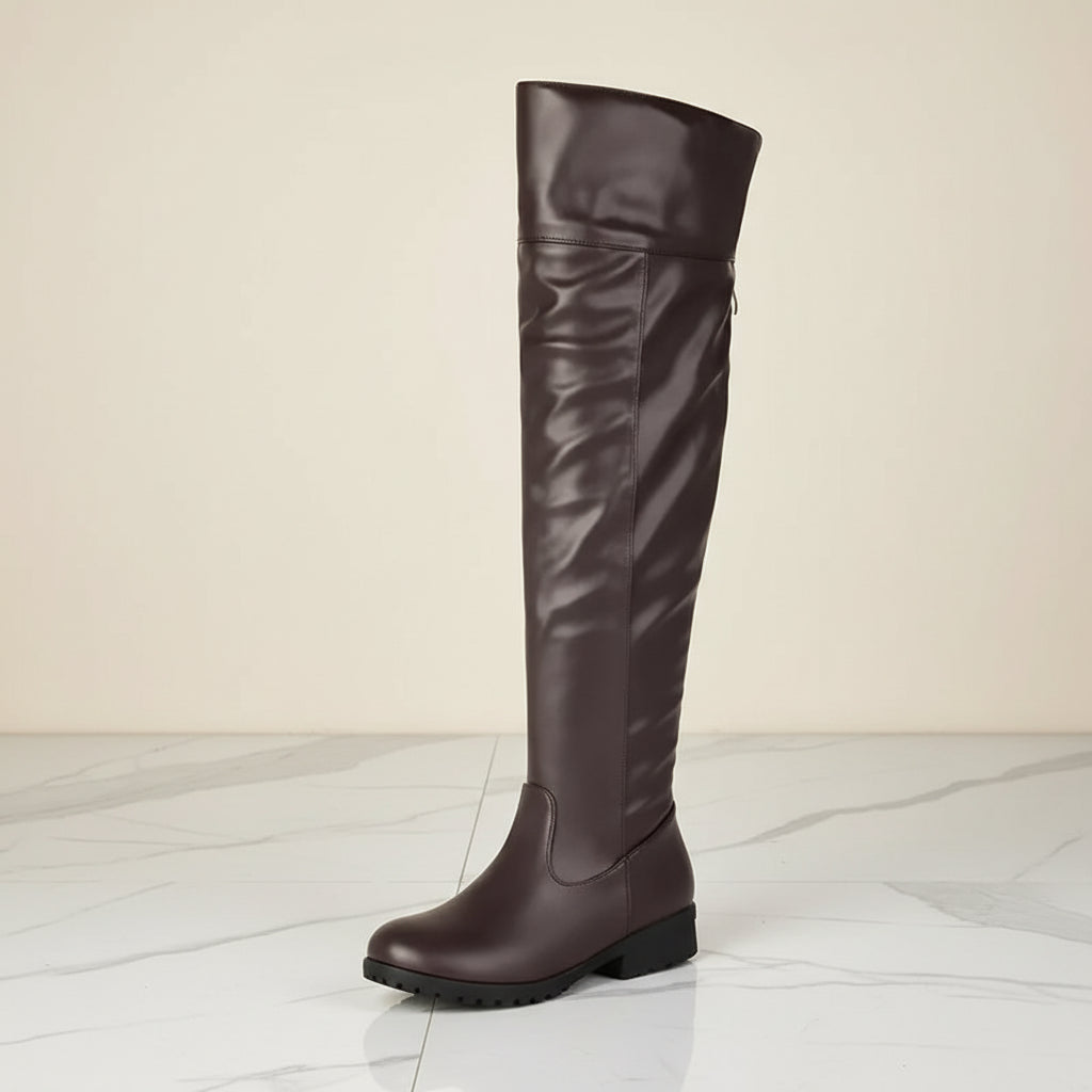 Minimalist Steampunk Flat Boots