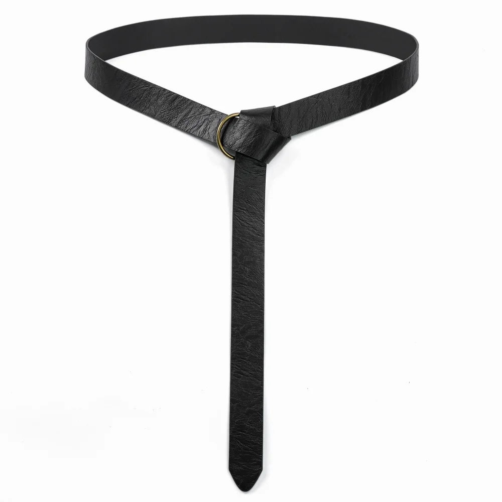 Minimalist Steampunk Leather Belt Design
