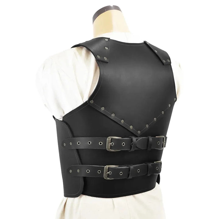 Minimalist Steampunk Leather Chest Armor fashion