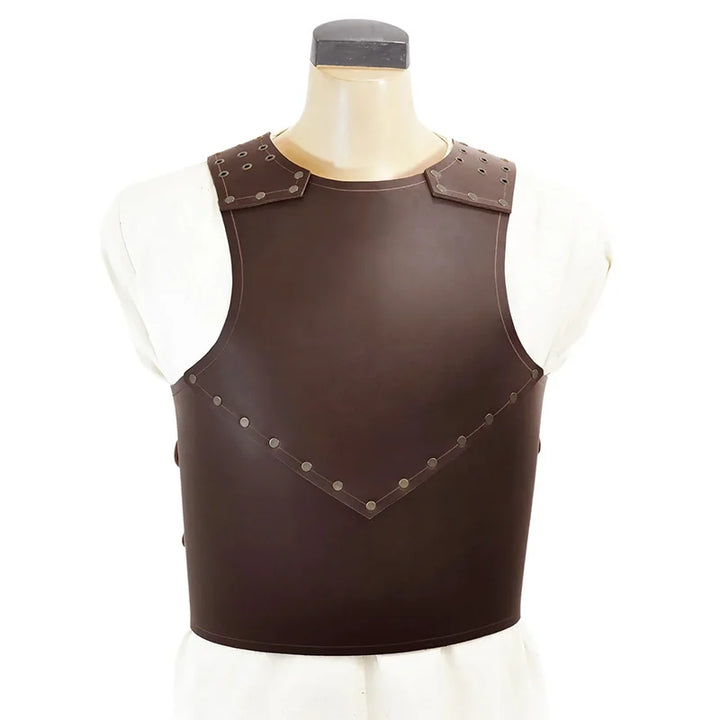 Minimalist Steampunk Leather Chest Armor tendance