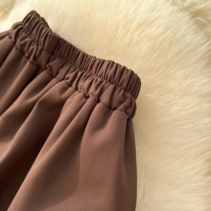 Minimalist Steampunk Skirt With Flowers unique