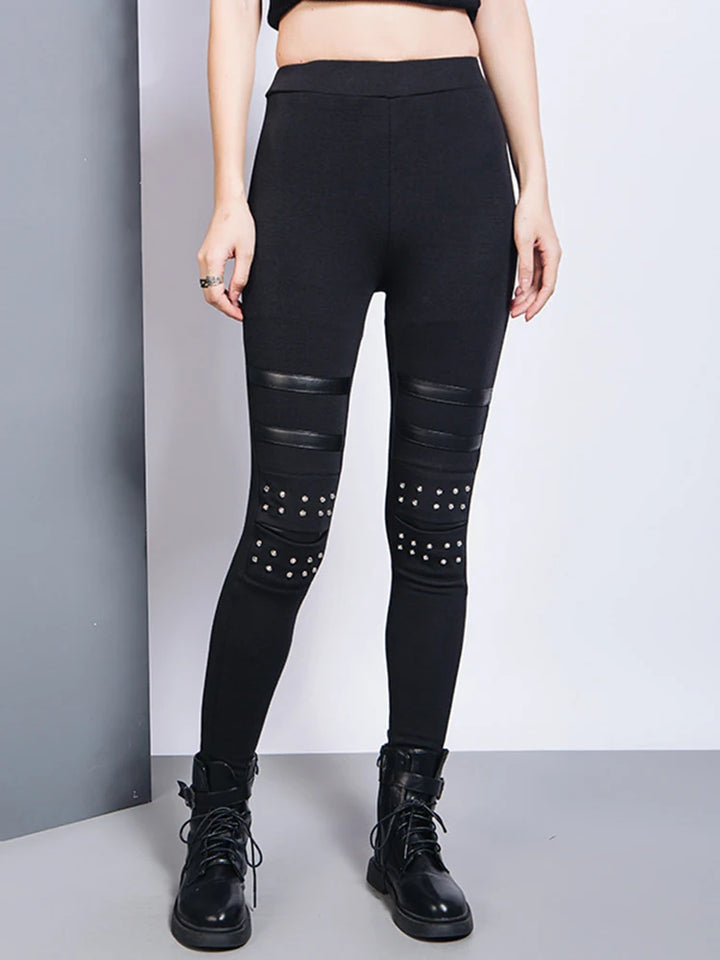 Minimalist Stylish Steampunk Leggings Fashion