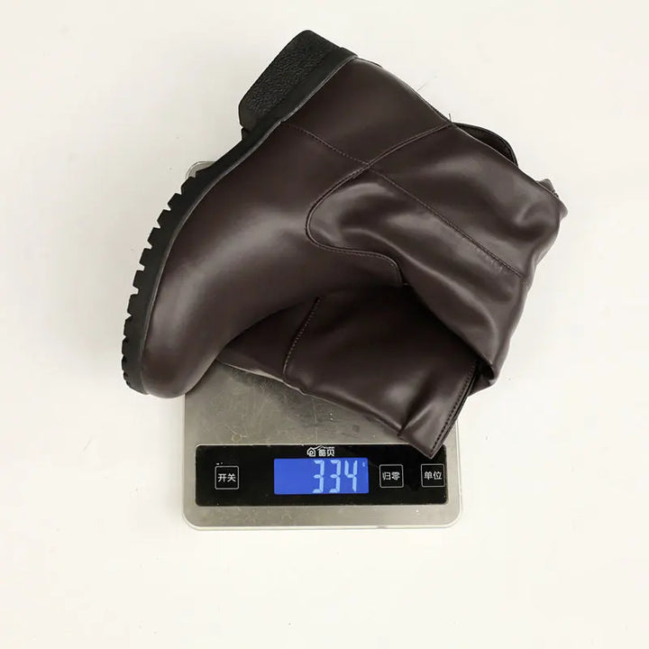 Minimalist steampunk flat boots modern vintage look