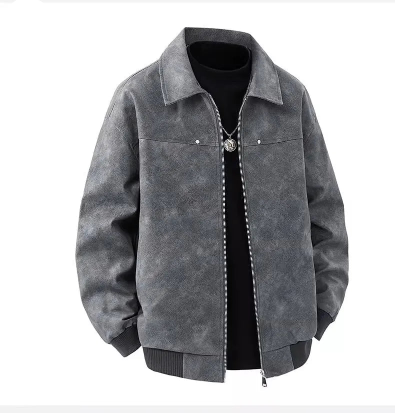 Minimalist steampunk jacket sleek silhouette