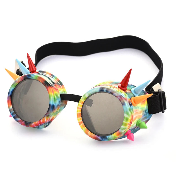 Multicolored Steampunk Goggles tendance