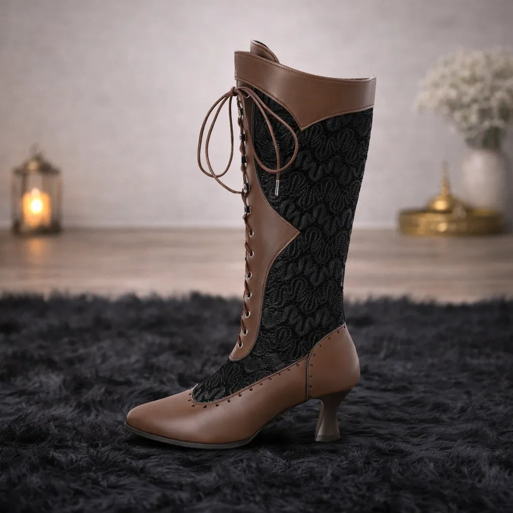 Neo Victorian Steampunk Boots
