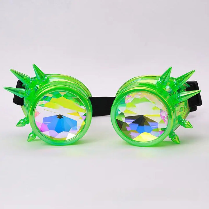 Neon Metallic Steampunk Goggles chic