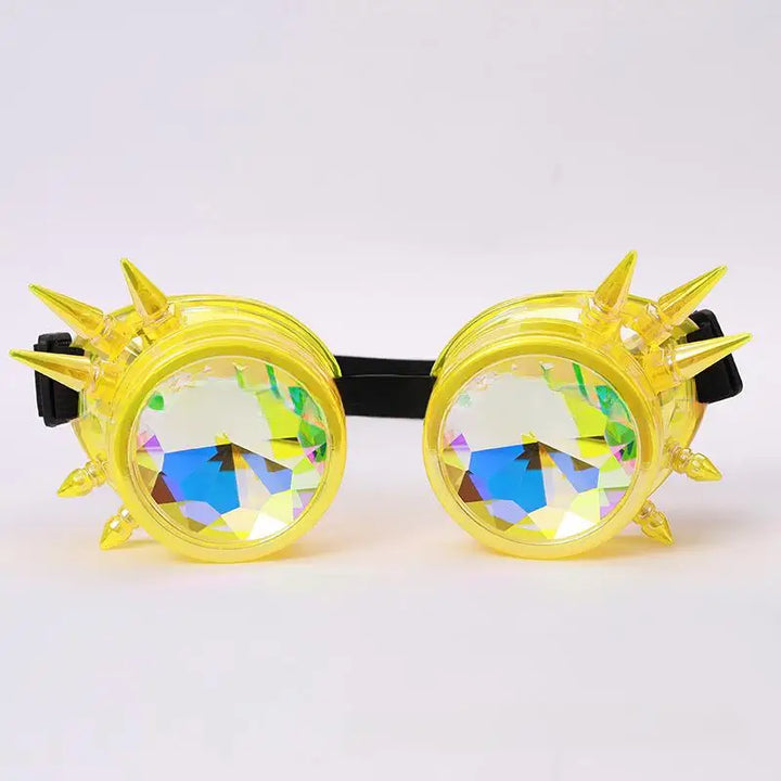 Neon Metallic Steampunk Goggles fashion