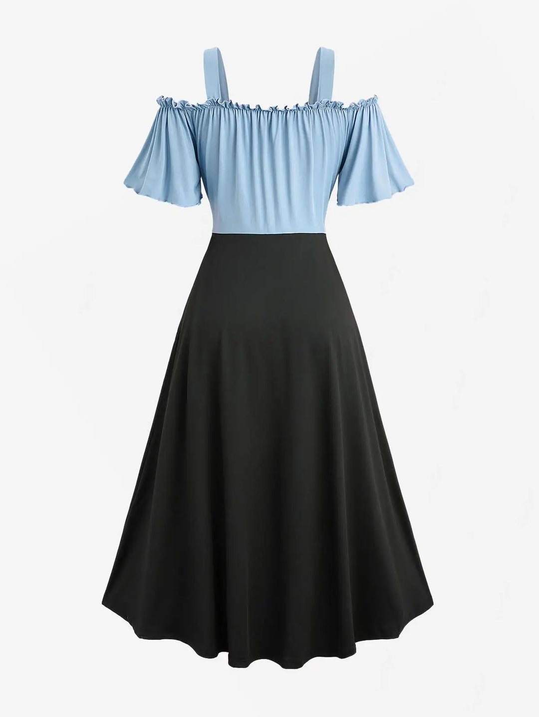 Off-the-Shoulder Steampunk Corset Dress chic