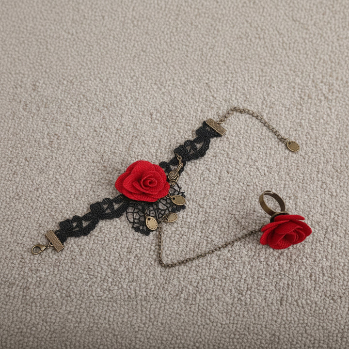 Original Floral Steampunk Bracelet