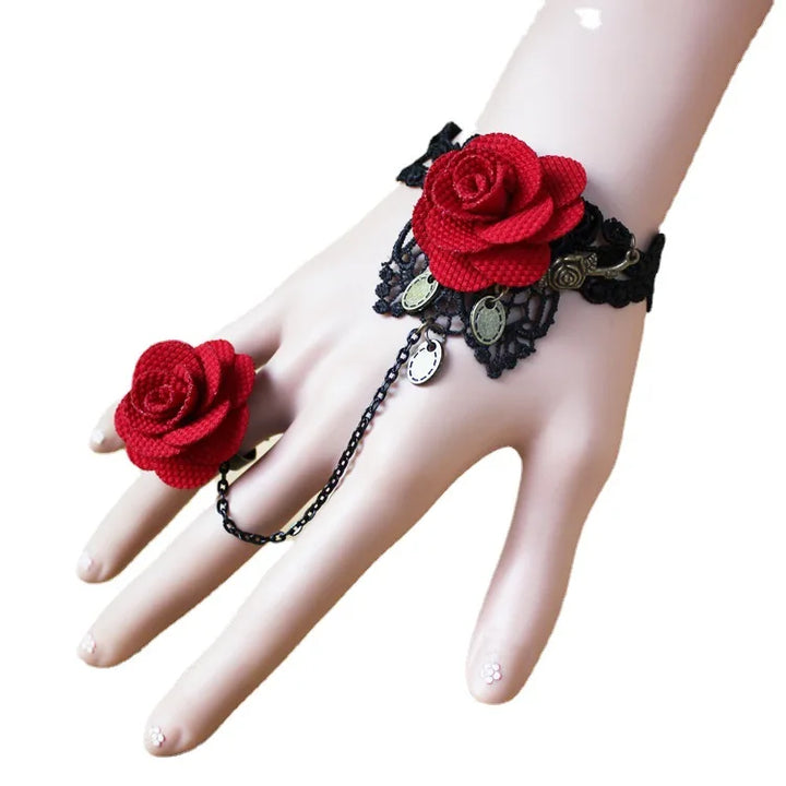 Original Floral Steampunk Bracelet chic