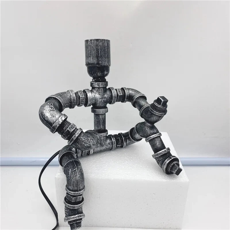 Original Industrial Steampunk Lamp Design