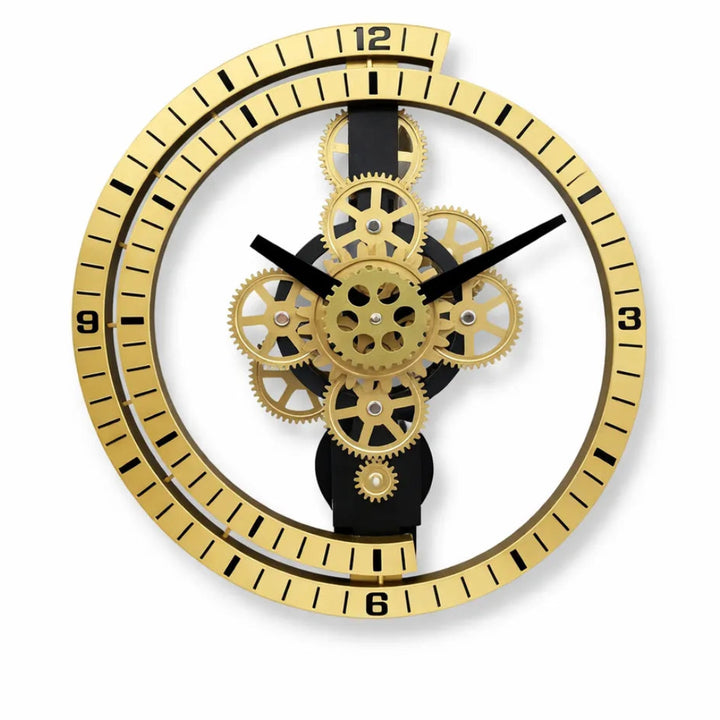 Original Retro Steampunk Clock Gold