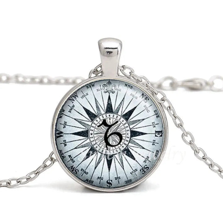 Original Steampunk Compass Pendant Stylish