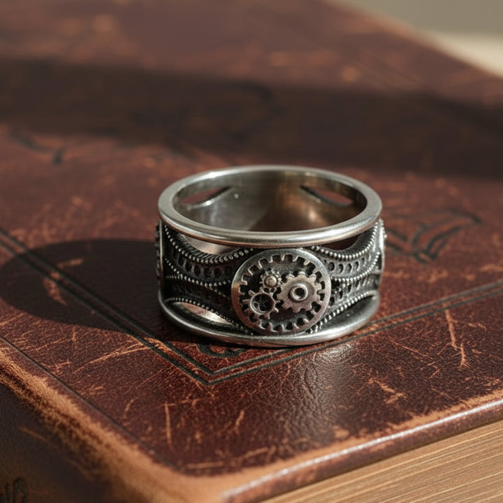 Original Steampunk Gear Ring