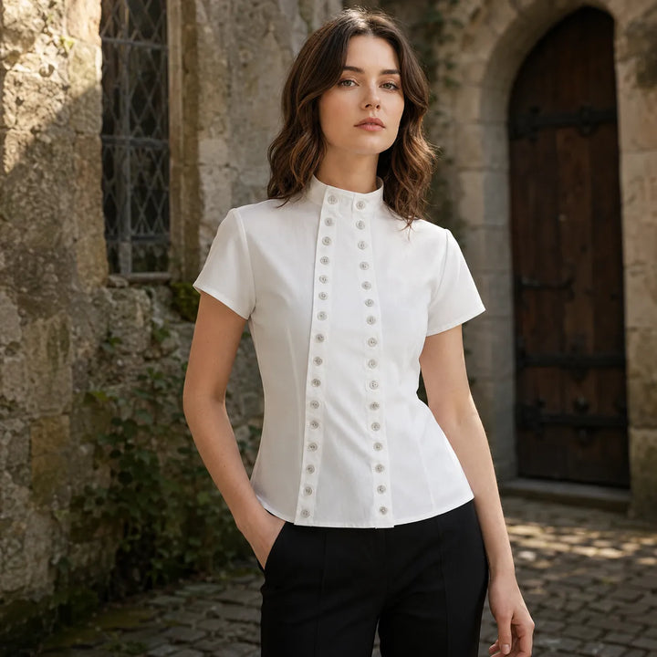 Original Steampunk Short-Sleeved Shirt