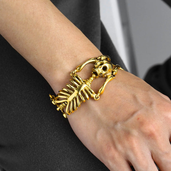 Original Steampunk Skeleton Bracelet chic