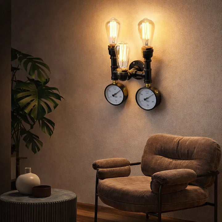 Original Steampunk Wall Lamp