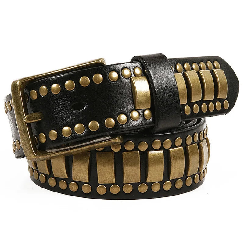 Original Stylish Steampunk Belt Black