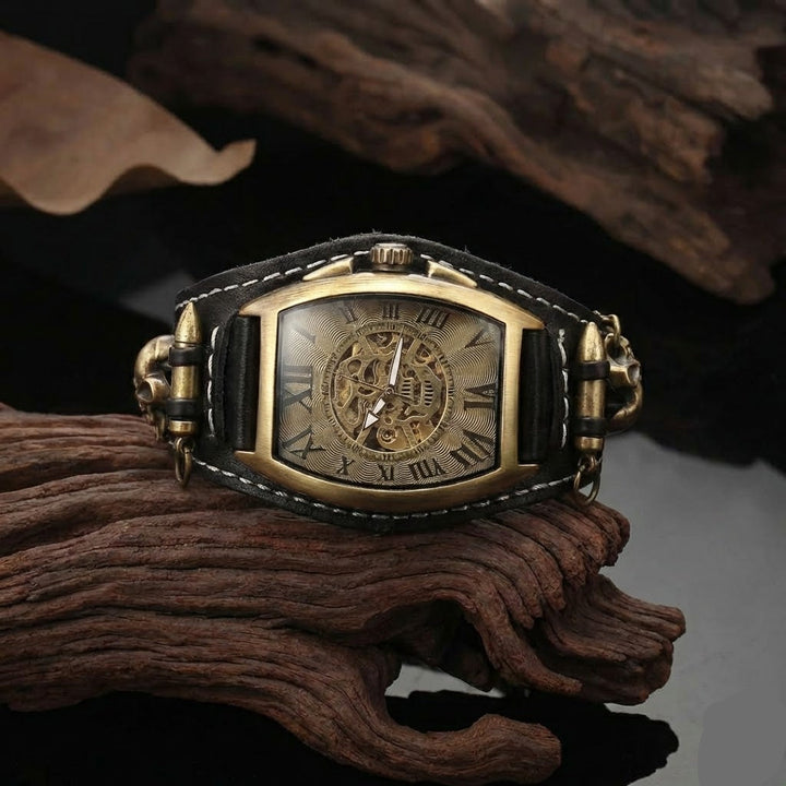 Original Vintage Steampunk Wristwatch