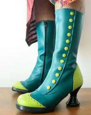 Original steampunk cosplay boots classic steampunk look