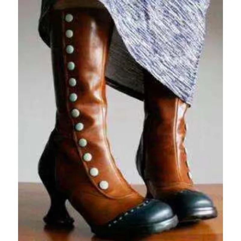 Original steampunk cosplay boots – vintage style