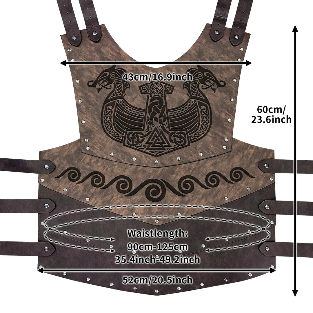 Patterned Steampunk Chest Armor chic