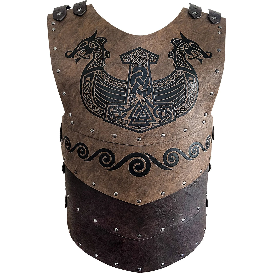 Patterned Steampunk Chest Armor stylish