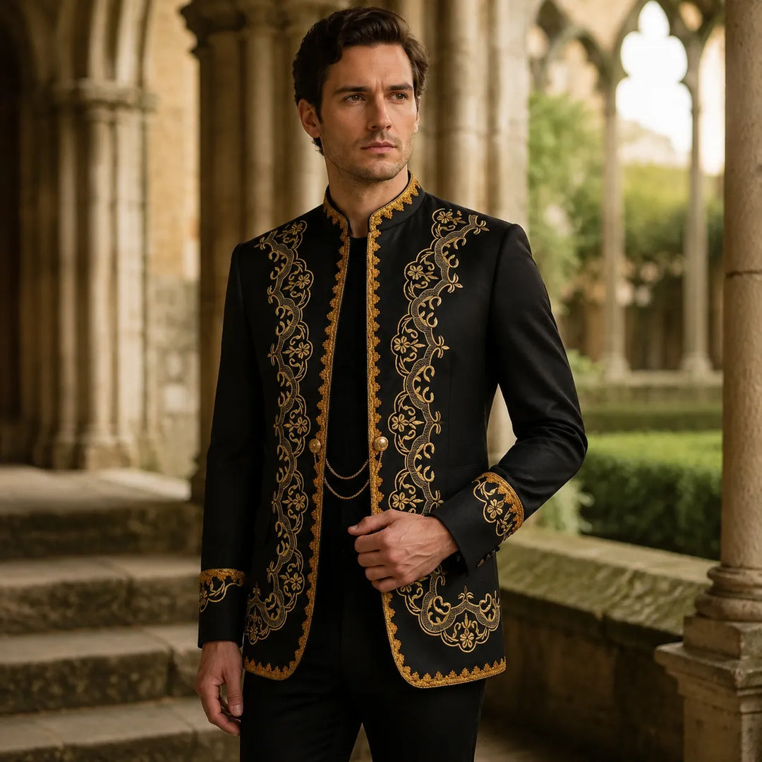 Patterned Steampunk Jacket