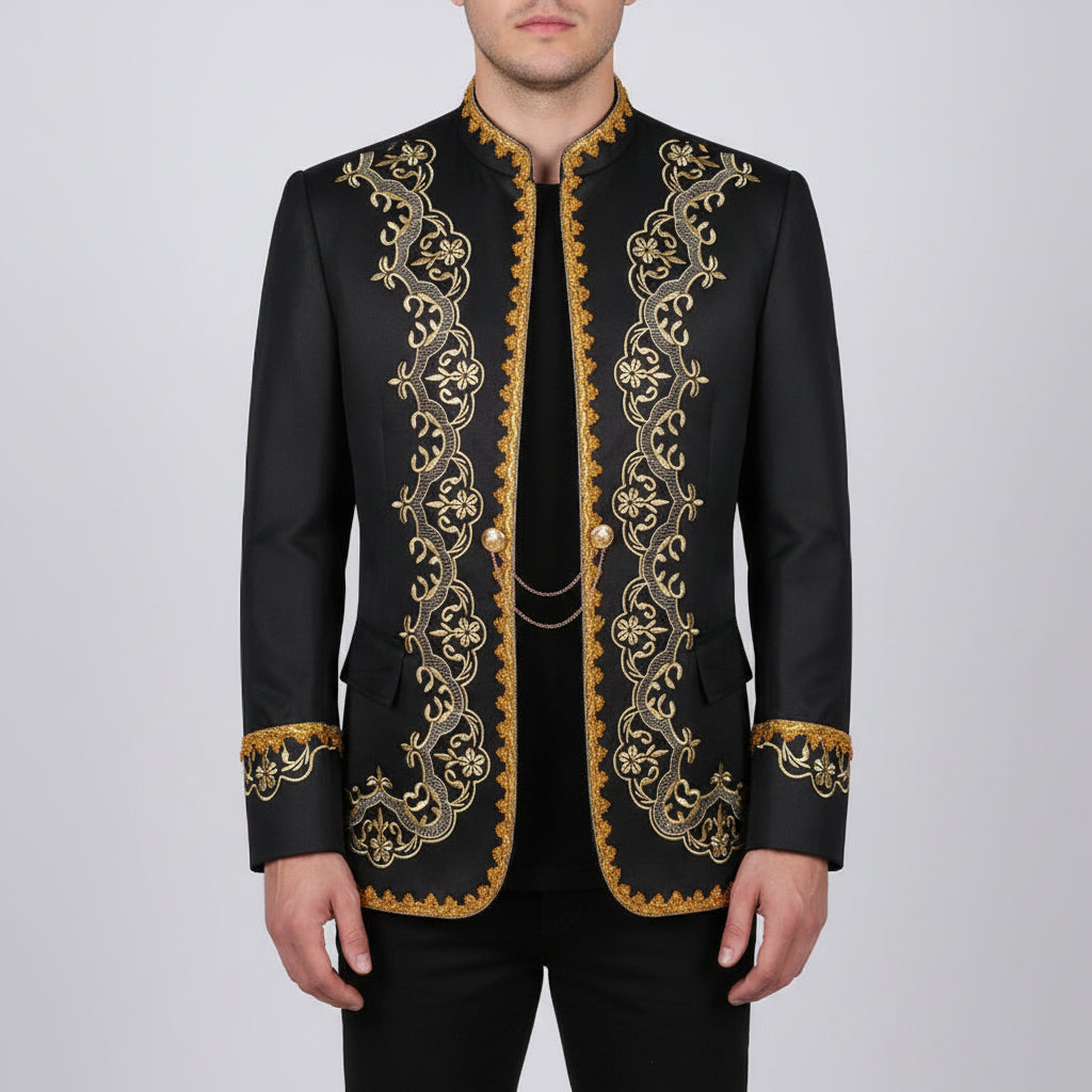 Patterned Steampunk Jacket