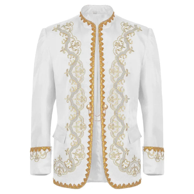 Patterned Steampunk Jacket chic