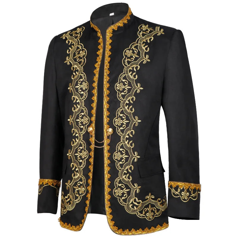 Patterned Steampunk Jacket fashion