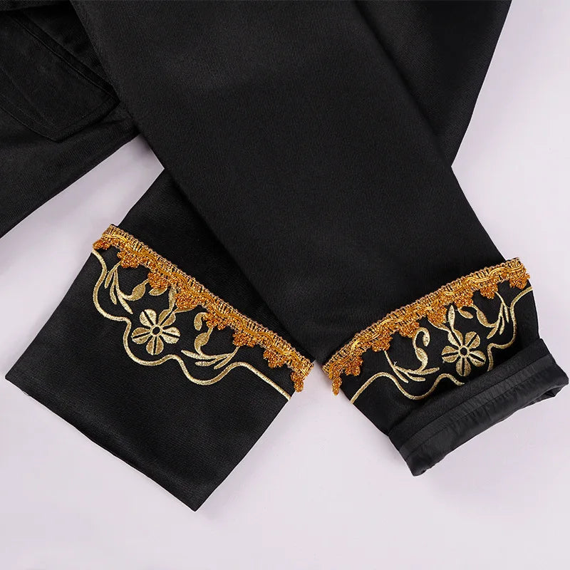 Patterned Steampunk Jacket stylish