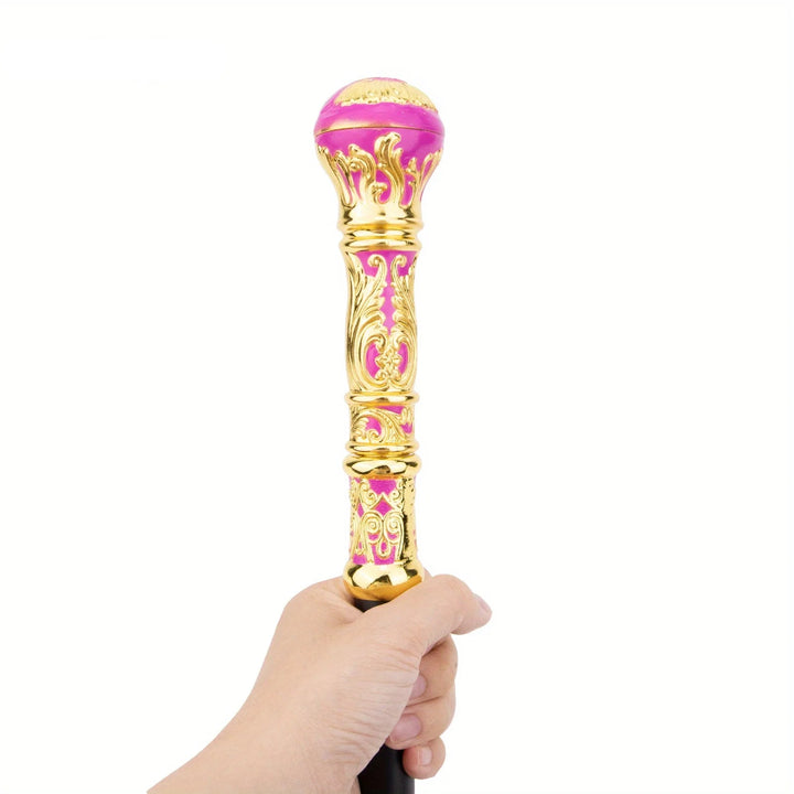 Pink And Gold Steampunk Cane elegant